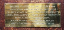Vaughan Williams. Click for enlarged photograph