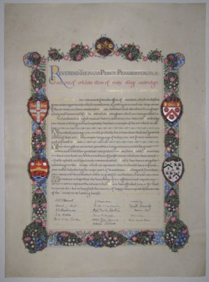 A manuscript presented to Hudson by CUMS