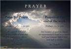 Prayer poster