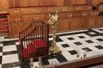 Lectern and stalls. Click for enlarged photograph